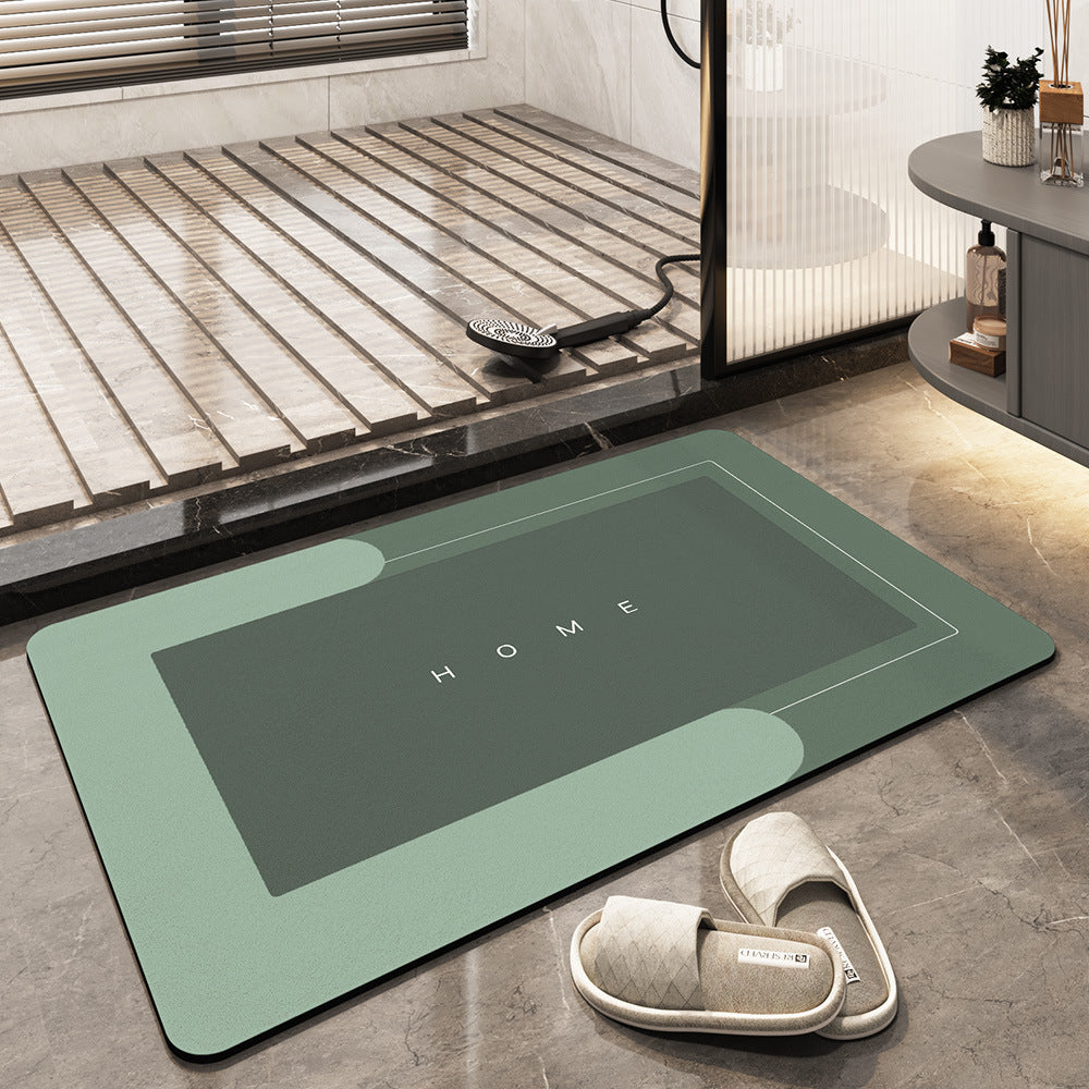 Plush Non-Slip Bathroom Floor Mat