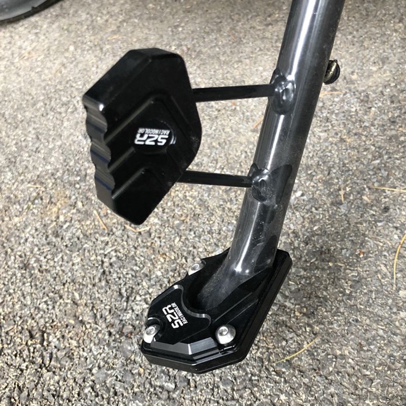 Motorcycle Kickstand Extension Wide Pad