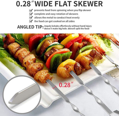 Premium BBQ Set | 10pc Stainless Steel Grill Utensils