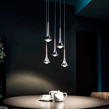 Elegant Crystal Drop LED Ceiling Light - Cofik
