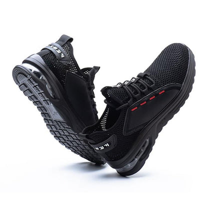 Lightweight Steel Toe Work Boots with Slip Resistant Soles
