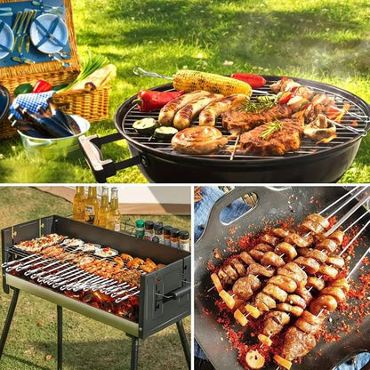 Premium BBQ Set | 10pc Stainless Steel Grill Utensils