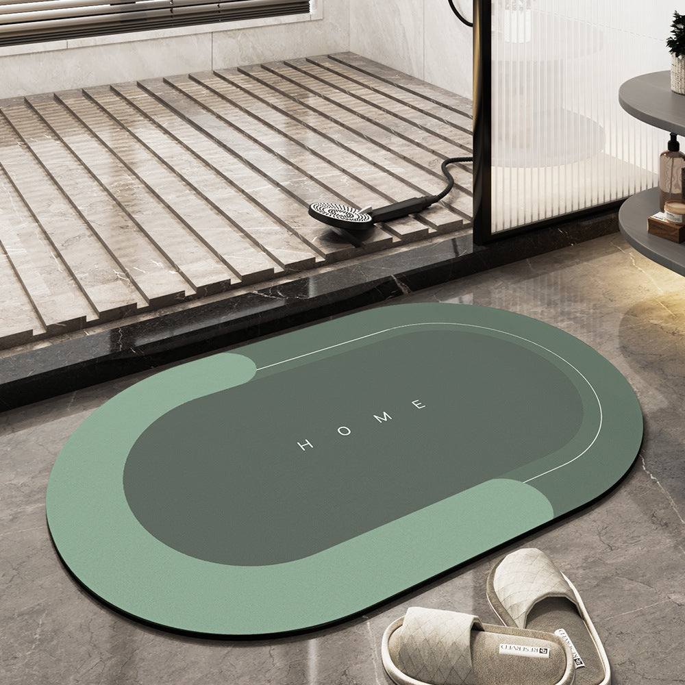 Plush Non-Slip Bathroom Floor Mat