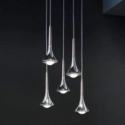 Elegant Crystal Drop LED Ceiling Light