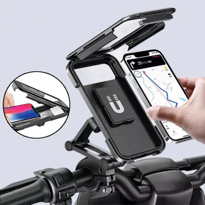 Waterproof Bike Phone Mount with Wireless Charger