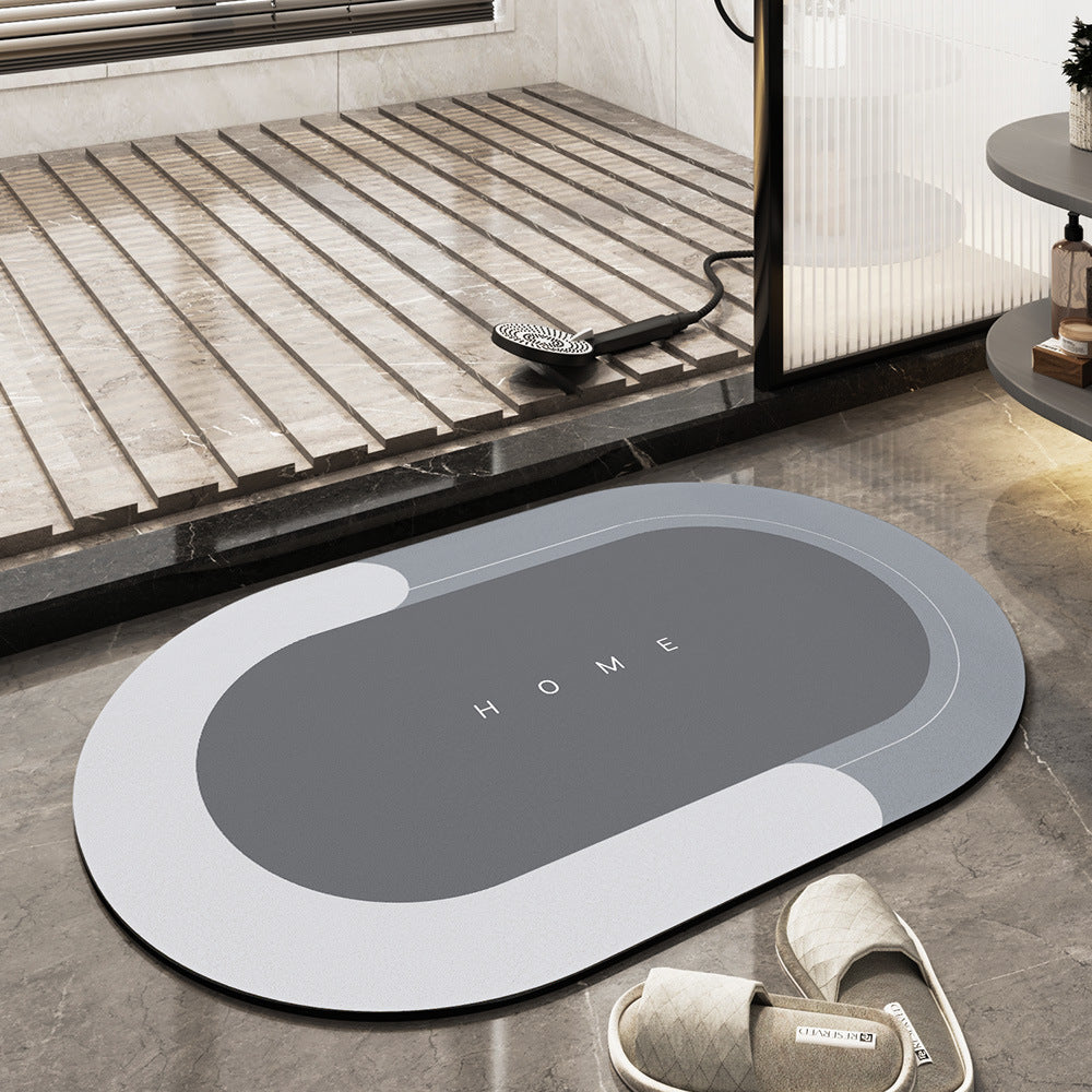 Plush Non-Slip Bathroom Floor Mat