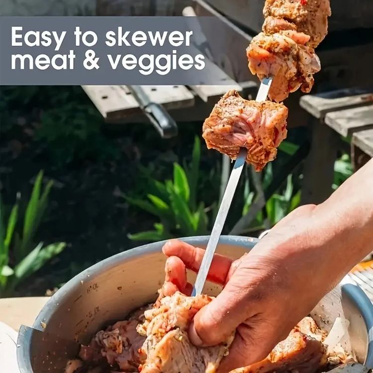 Premium BBQ Set | 10pc Stainless Steel Grill Utensils