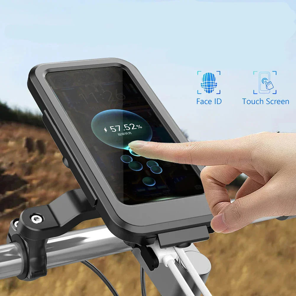 Durable 15W Wireless Bike Phone Holder Mount