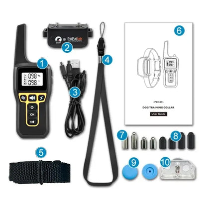 Waterproof Rechargeable Dog Shock Collar with Remote Control