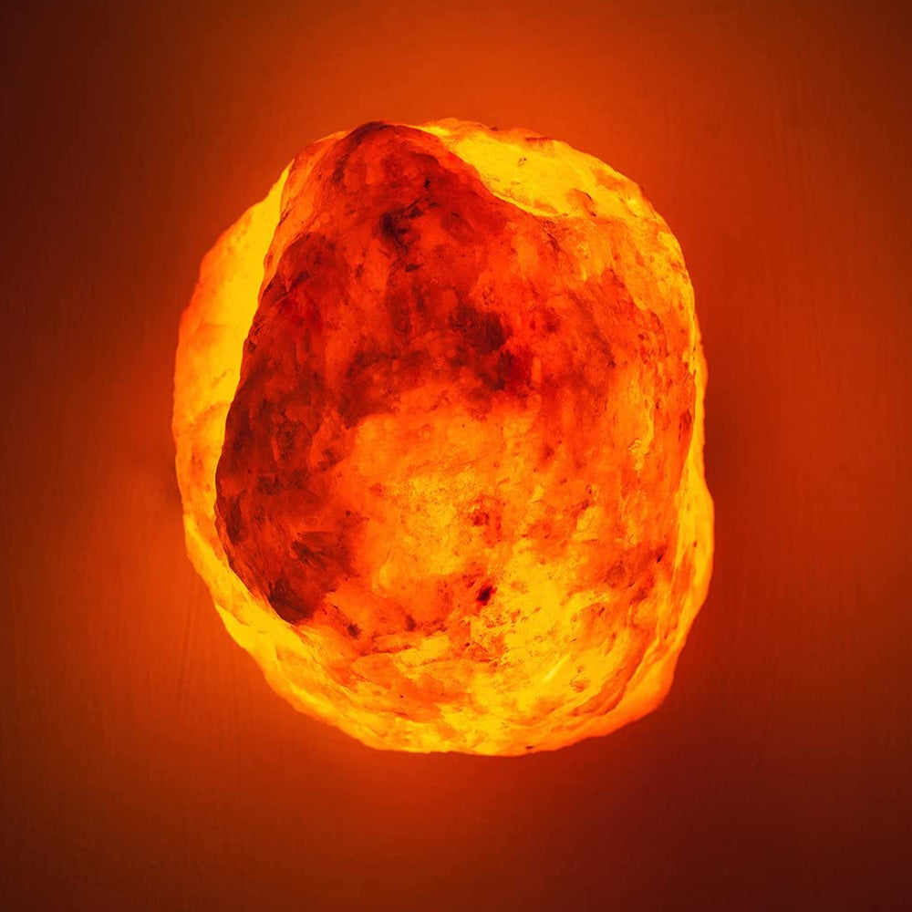 Natural Salt Table Lamp with Adjustable Dimmer
