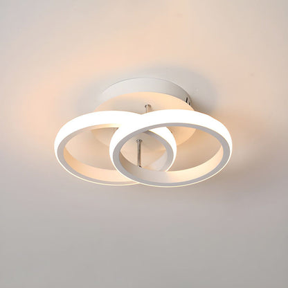 Dark Iron LED Hanging Light