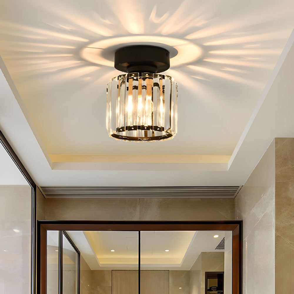 Luxurious Sparkling Crystal Ceiling Light