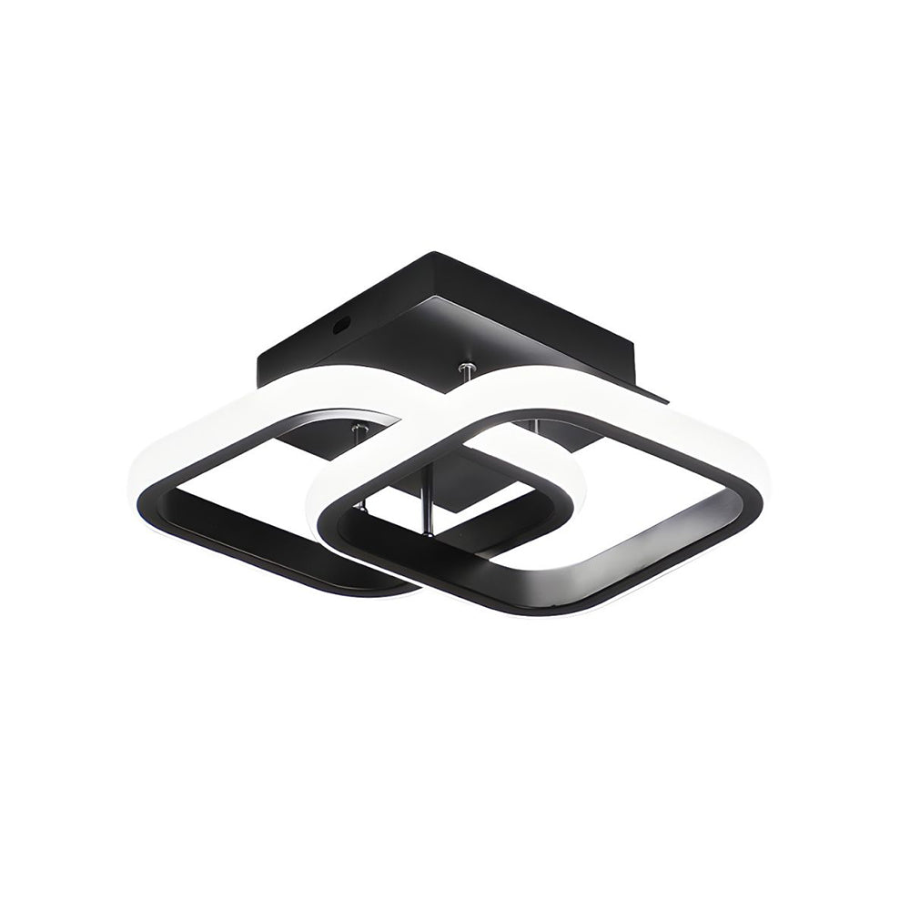 Modern Black LED Ceiling Light Fixture