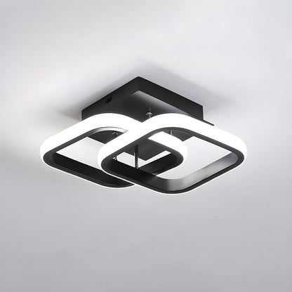 Modern Black LED Ceiling Light Fixture