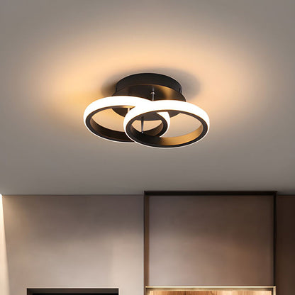 Modern Black LED Ceiling Light Fixture