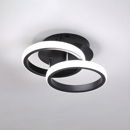 Dark Iron LED Hanging Light