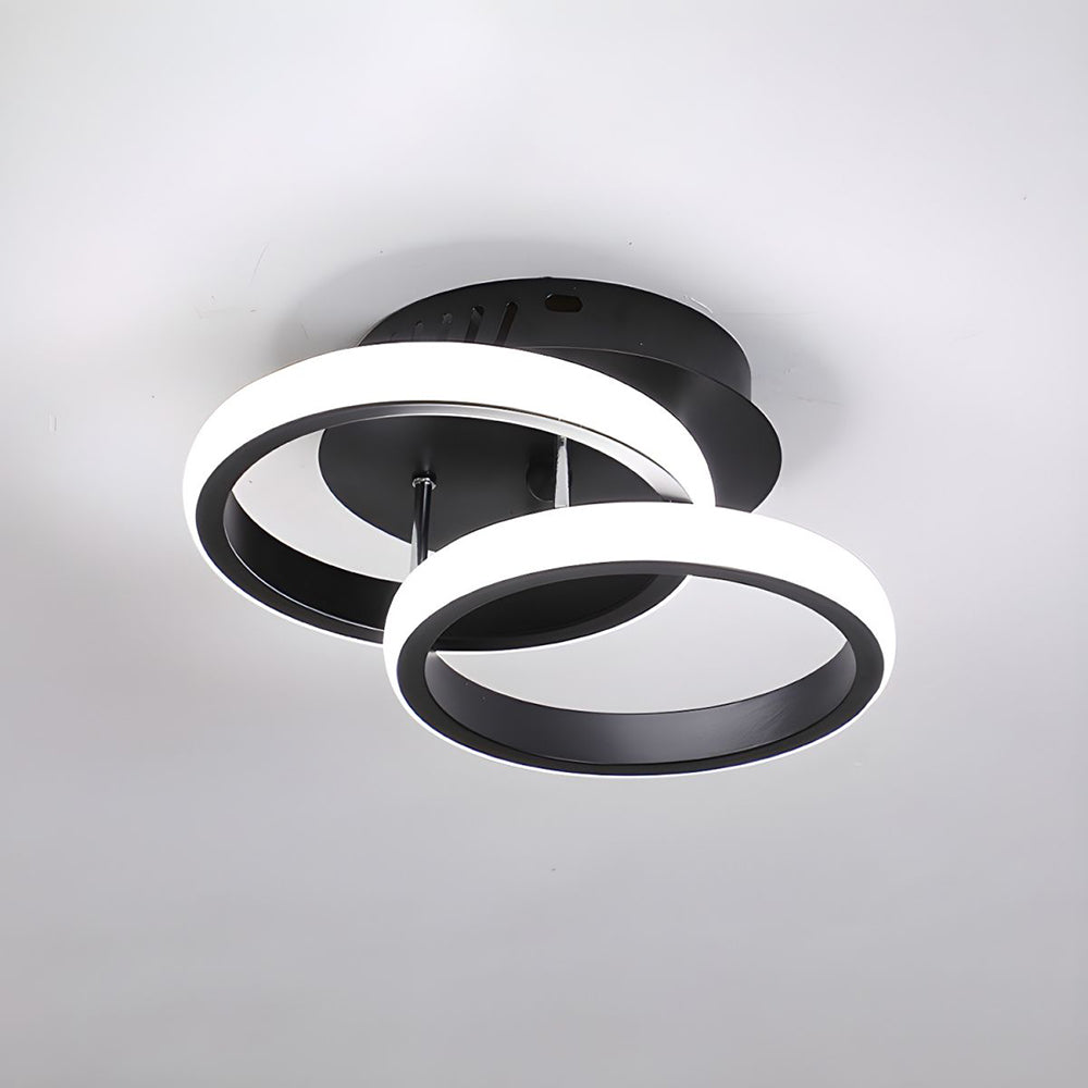 Modern Black LED Ceiling Light Fixture