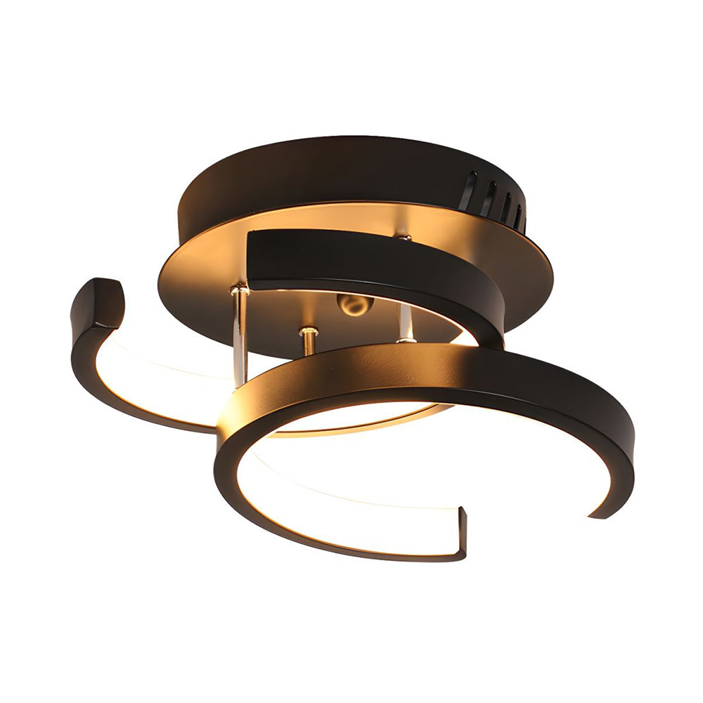 Modern Black LED Ceiling Light Fixture