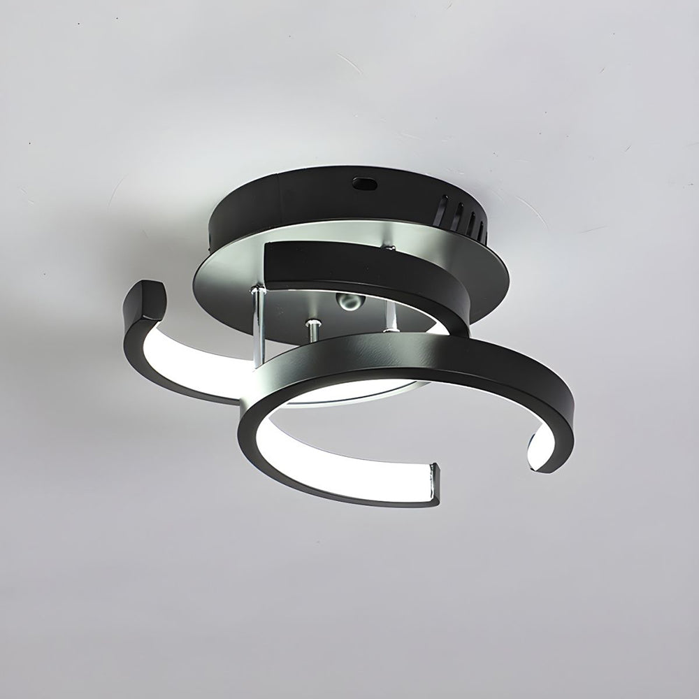 Dark Iron LED Hanging Light