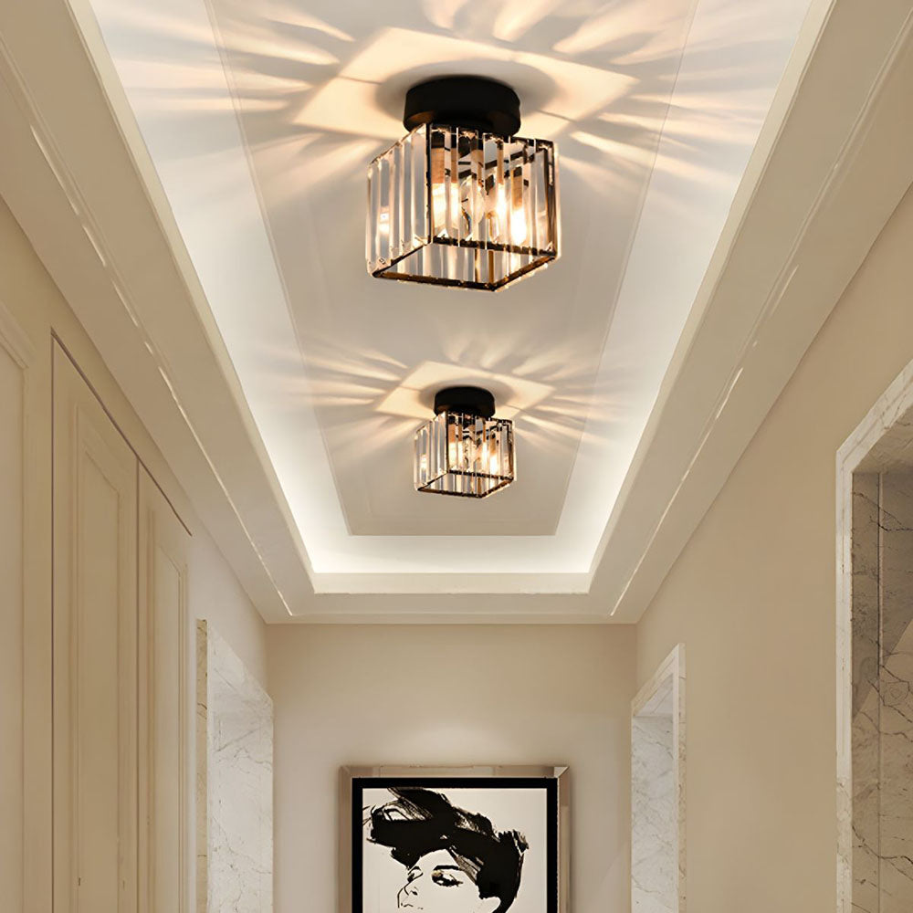 Luxurious Sparkling Crystal Ceiling Light - Cofik