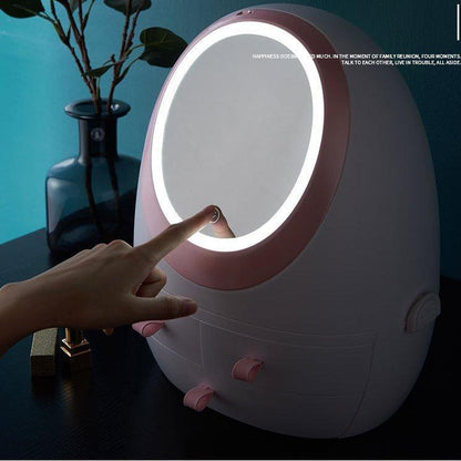 Illuminated Makeup Storage Case Box