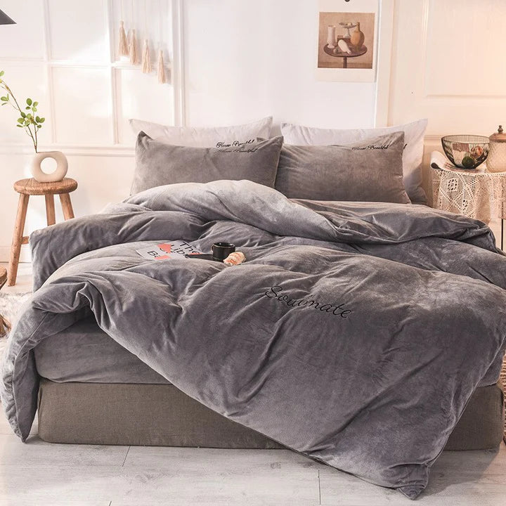 Soft Plush Duvet Cover for Comfortable Sleep - Cofik