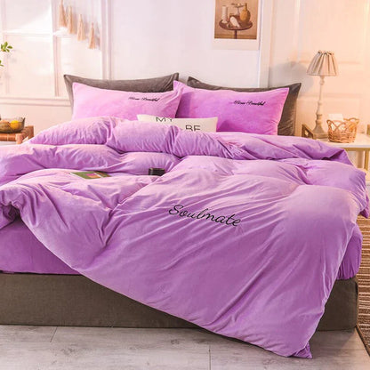 Soft Plush Duvet Cover for Comfortable Sleep