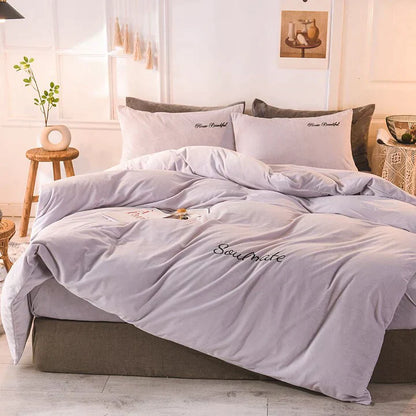 Soft Plush Duvet Cover for Comfortable Sleep
