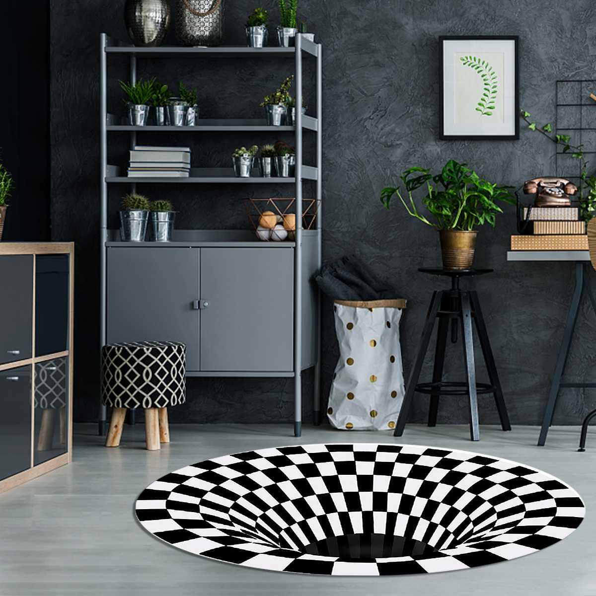 Stylish Optical Area Rug