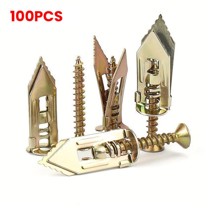 Strong Drywall Anchor Kit with Heavy Duty Zinc Screws