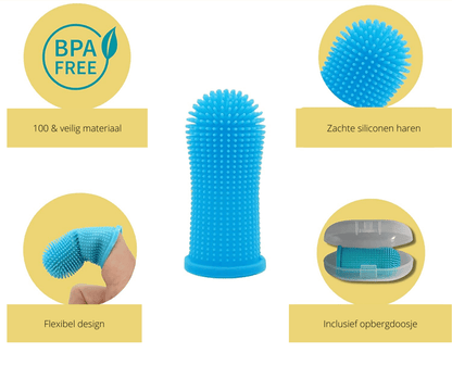 Easy Pet Dental Care Silicone Finger Brush