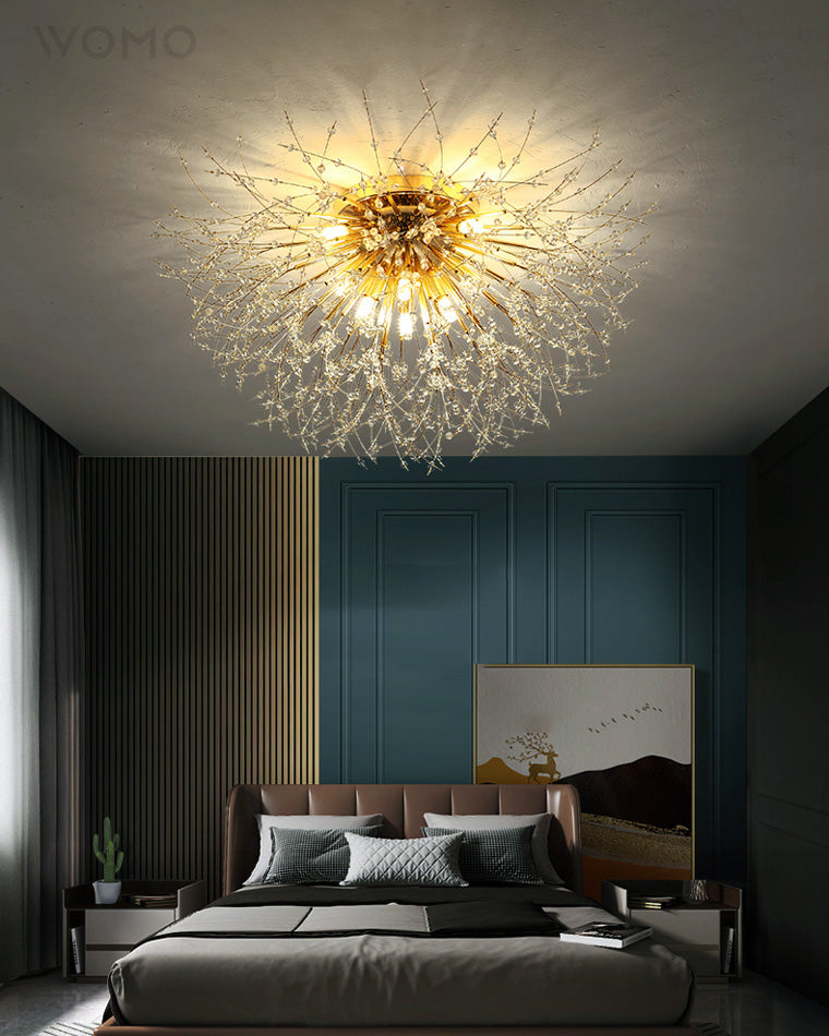 Elegant Crystal Ceiling Light Fixture