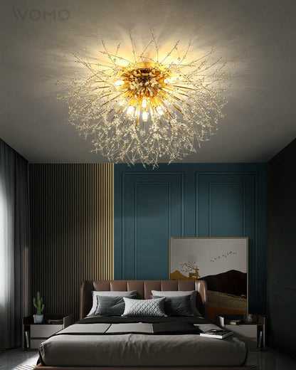 Elegant Crystal Ceiling Light Fixture