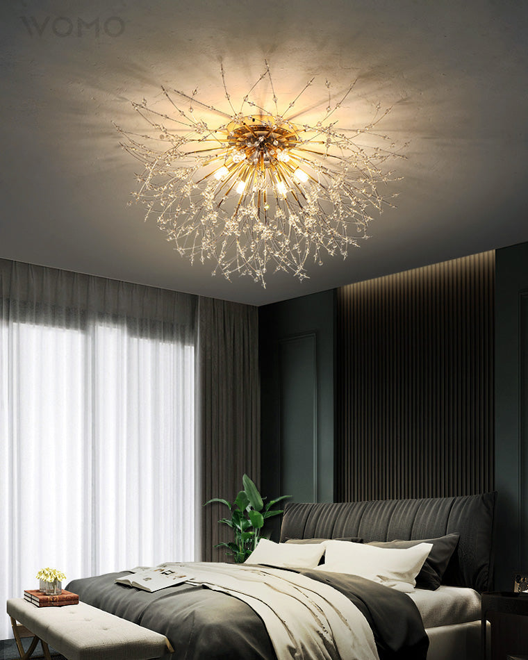 Elegant Crystal Ceiling Light Fixture