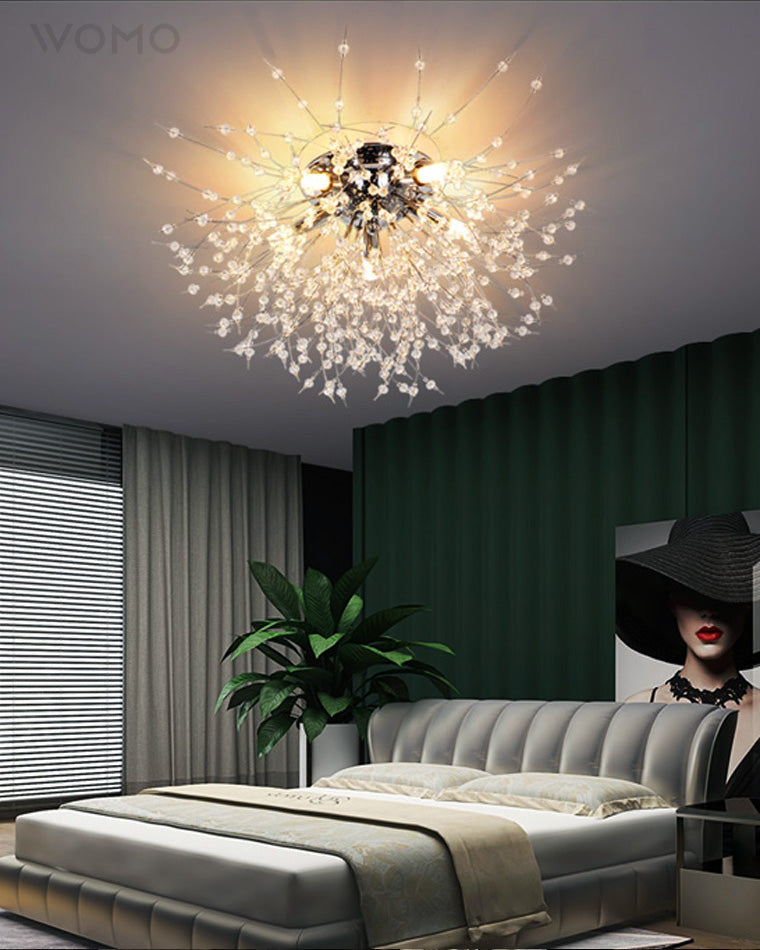 Elegant Crystal Ceiling Light Fixture