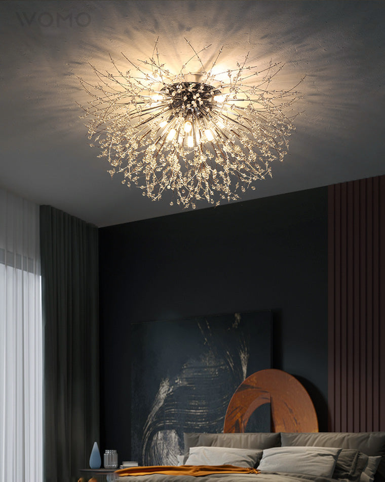 Elegant Crystal Ceiling Light Fixture