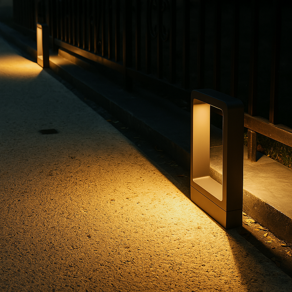 Stylish Dark Garden Pathway Light Noxord