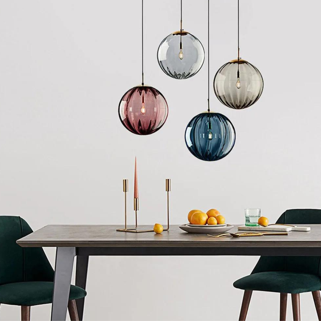 Sophisticated Pendant Light Glass Globe Lamp - Cofik