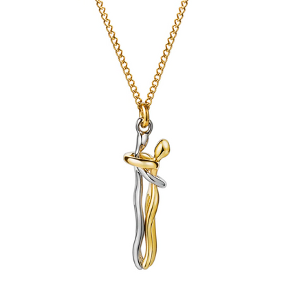 Cute Embrace Pendant Necklace