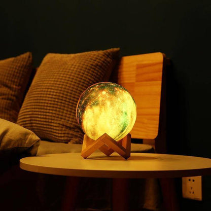 Colorful Moon Night Light Unique Gift Idea