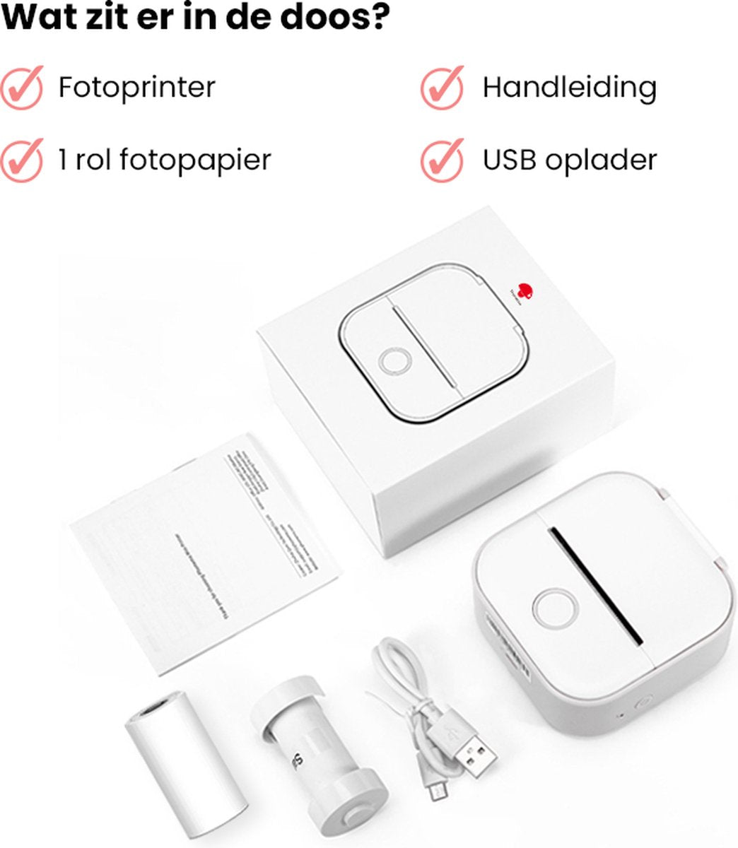 Compact Portable Photo Printer