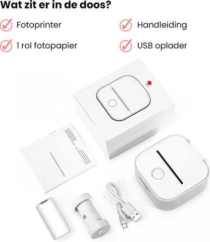 Compact Portable Photo Printer