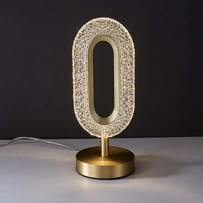 Crystal Glass LED Desk Lamp