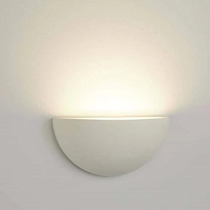 Classic Round Paintable Wall Lamp 12 Inch