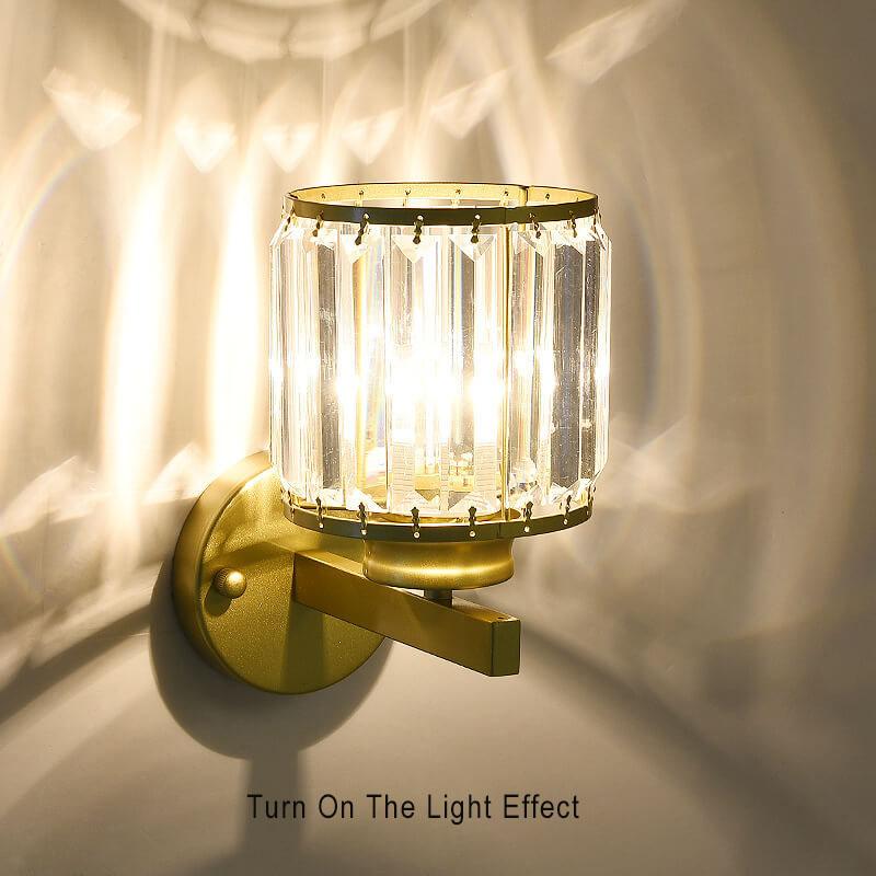 Elegant Glass LED Wall Light Fixture