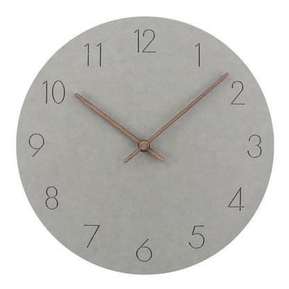 Quiet Contemporary Wooden Wall Clock