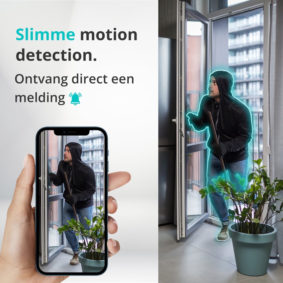 Compact 1080p WiFi Security Camera
