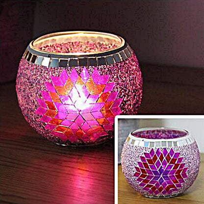 Vintage Glass Candle Tealight Holder