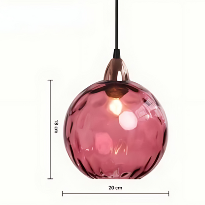 Sophisticated Pendant Light Glass Globe Lamp