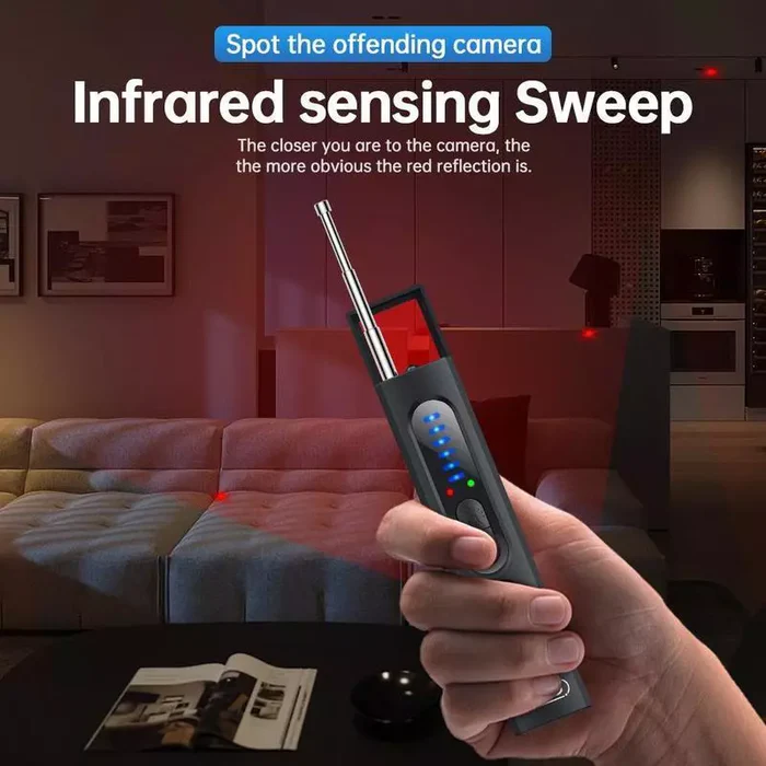 Personal Spy Detector & GPS Tracker Finder Device